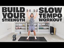 20 Minute Dumbbell Strength Tempo Workout | Joe Wicks Workouts