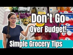 Simple Grocery Tips to Save Money | Budgeting and Meal Planning