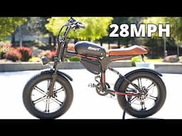 The best comfortable Ebike hits 28mph in seconds - Qnut BK20 Fat Tire Unboxing, Test Ride & Review