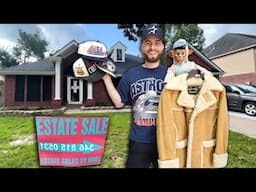 ESTATE SALES FULL of VINTAGE!! Snapbacks, Decor, Clothing, & More!