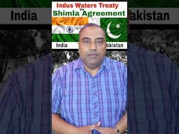 What is Indus Water Treaty & Shimla Agreement  India Pakistan Agreement | True Viral Stoy #pahalgam