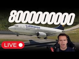 800.000 celebration stream - PROFESSIONAL SIM FLIGHT In the 737-500