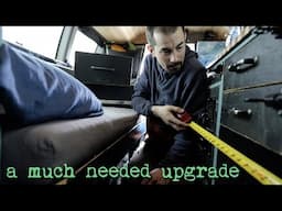 After four years it's still not right!  Van Life interior renovations.