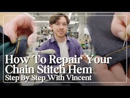 Fix It: How To Repair Your Jeans Chain Stitch Hem