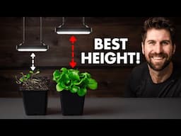 I TESTED 4 Grow Light Heights - here’s the winner!