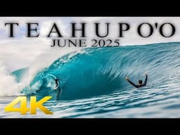 🔴(4K ASMR) Teahupo'o: The Ultimate Surfing Experience - June 2025