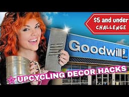 I upcycled goodwill finds under $5 into creative HOME DECOR