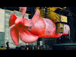 Largest Hot Metal Forging & Processing Technology - Heavy Duty Steel Making - Amazing Manufacturing
