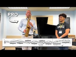 Classical Sax Pro Gives Me a Lesson!