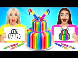 Who Draws it Better Take The Prize | Food Battle by Multi DO Fun Challenge