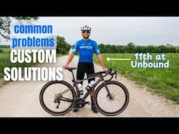 3D parts galore on Unbound Gravel bike of Adne Koster (11th in 200mi pro race)