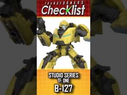 ✅ Transformers CHECKLIST: Studio Series PART 135 - TF: One B-127