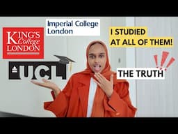 UCL vs KCL vs Imperial | The Truth, Which London University Is Better?
