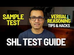 Ace SHL Verbal Reasoning Test | Tips & Hacks | Sample Questions