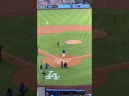 Blake Snell bobblehead night first pitch from brother #Dodgers #DodgerStadium