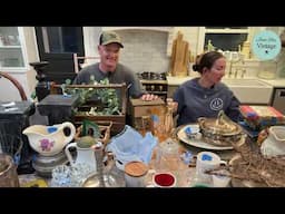 Goodwill Thrift Haul Sale Vintage and Antique Home Decor and Linens