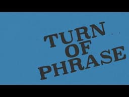 Turn Of Phrase — “Chump Change" (Official Audio)