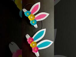 DIY bunny ears headband | simple easter bunny headband idea