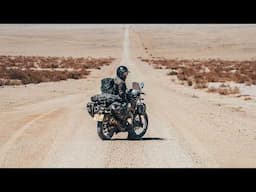 Solo motorbike ride through the Namibia deserts Episode 4