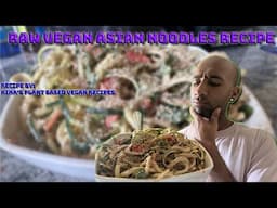 Raw Vegan Asian Noodles By @NinasPlantBasedVeganRecipes