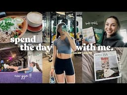 I joined a NEW gym, Aritzia spring haul, Book Updates | Productive Vlog
