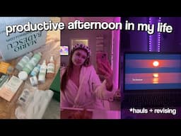 PRODUCTIVE AFTERNOON IN MY LIFE *study w me*