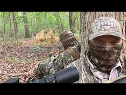 A Hunter Has A Stand Off With A Non Human Huge Being, Very Intense