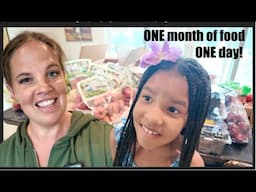 $1,499 for a MONTH of groceries!!!
