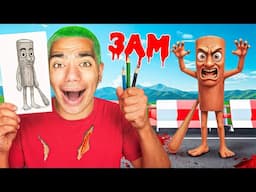 DO NOT DRAW TUNG TUNG TUNG SAHUR AT 3AM!! ( ITALIAN BRAINROT MEME )