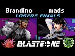 Brandino (Snake, Pokemon Trainer) vs mads (Bayonetta) Blast Zone 116 LOSERS FINALS