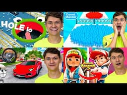 Best Mobile Games - Hole io, Subway Surfers 2, Driving School and Count Master