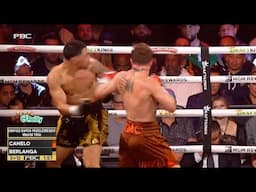 CANELO ALVAREZ FLOORS EDGAR BERLANGA WITH A STUNNING LEFT HOOK ON WAY TO UNANIMOUS DECISION WIN