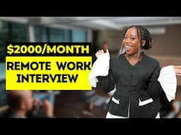 Chasing a $2000/Month Remote Role from Africa—Here’s What Happened!