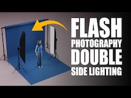 Flash Portraits using Two Lights - Double Side Lighting Effects