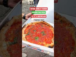 Trying world-famous Pizza in Naples 🍕for €5!
