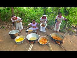 Mutton Biryani Cooking for village people | Layer Mutton Biryani recipe | villfood Kitchen