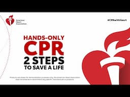 Learn Hands-Only CPR, the two steps to save a life
