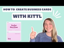 Create Business Cards Using Kittl | Tutorial