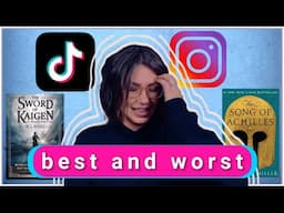 THE WORST BOOKS AND BEST BOOKS I READ BECAUSE OF BOOKTOK AND SOCIAL MEDIA 👀