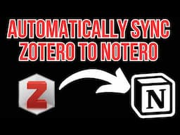 Connect Zotero To Notion With Notero In 2025: Automatically sync reference information in Notion