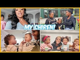 SINGLE MOM VLOG: WEEKEND BABYSITTING ALL MY NIECES AND NEPHEWS | Ellarie