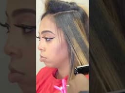 #Balayage Tutorial on #Silkpress #NaturalHair . Watch full Step by Step in description.