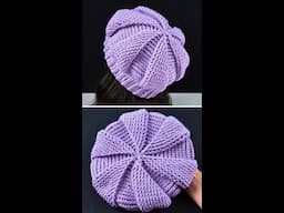 Easy Crochet Beret Hat Miarti🧶