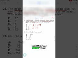 Solve Rectangle Length & Width - Easy Math Trick!