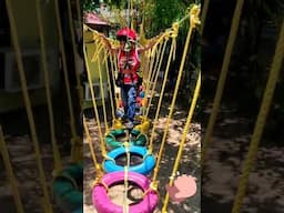 Burma Bridge- Adventure. (4 yrs boy)Achu kutta. 🥰#southindianhomelykitchen.