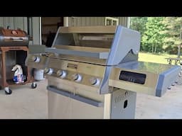 Bacon wrapped hot dogs - Monument grills Eminence series