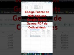 Web App con Apps Script y Google Sheets #googlesheets #appsscript #webapp