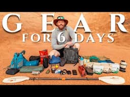 New Gear Loadout for 6 Days of Backpacking in Escalante