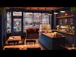 Calm Cafe Jazz Radio 🌸🦉☕️ cozy spring coffee shop ambience to relax/study/work to
