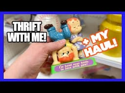 I CAN’T BELIEVE IT WAS $4.99! GOODWILL THRIFT WITH ME & MY HAUL! Thrifting 2024 #45!